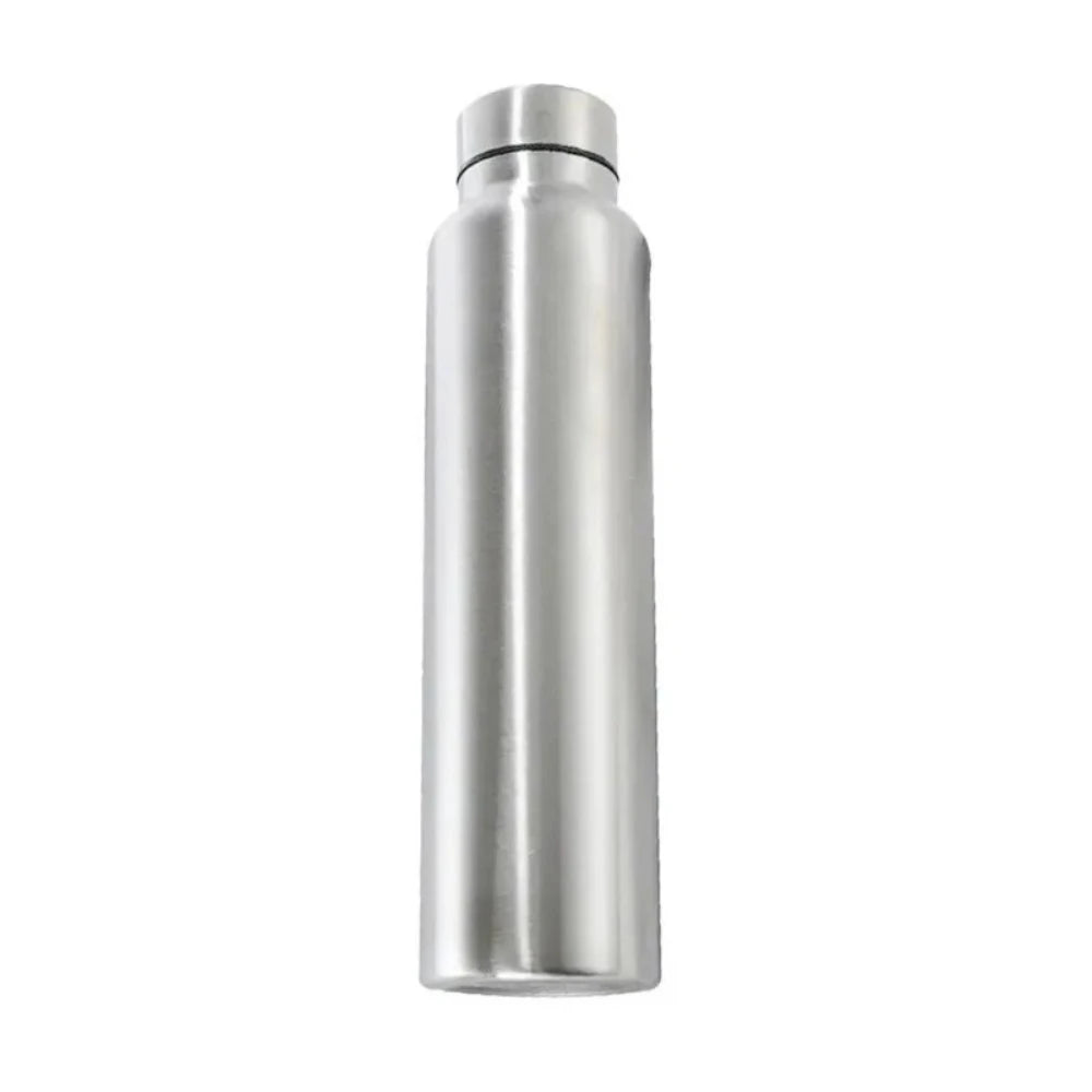 1000ml Stainless Steel Sports Water Bottle – Rugged Single-Layer Metal Flask for Gym, Camping & Outdoor Activities (1/2/3 Pcs)