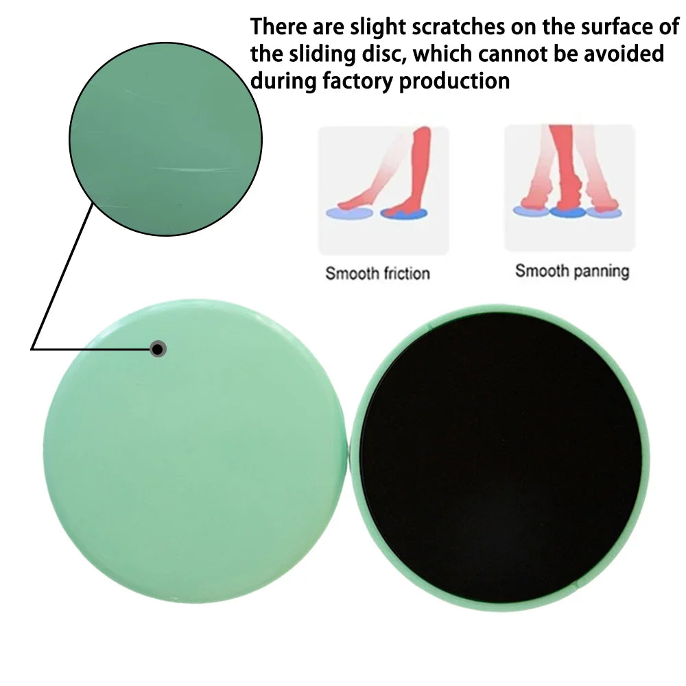 2PCS Yoga Sliding Discs – Dual-Sided Core Sliders for Abdominal & Full-Body Workouts | Fitness Gliding Pads for Yoga, Pilates, Balance & Core Training