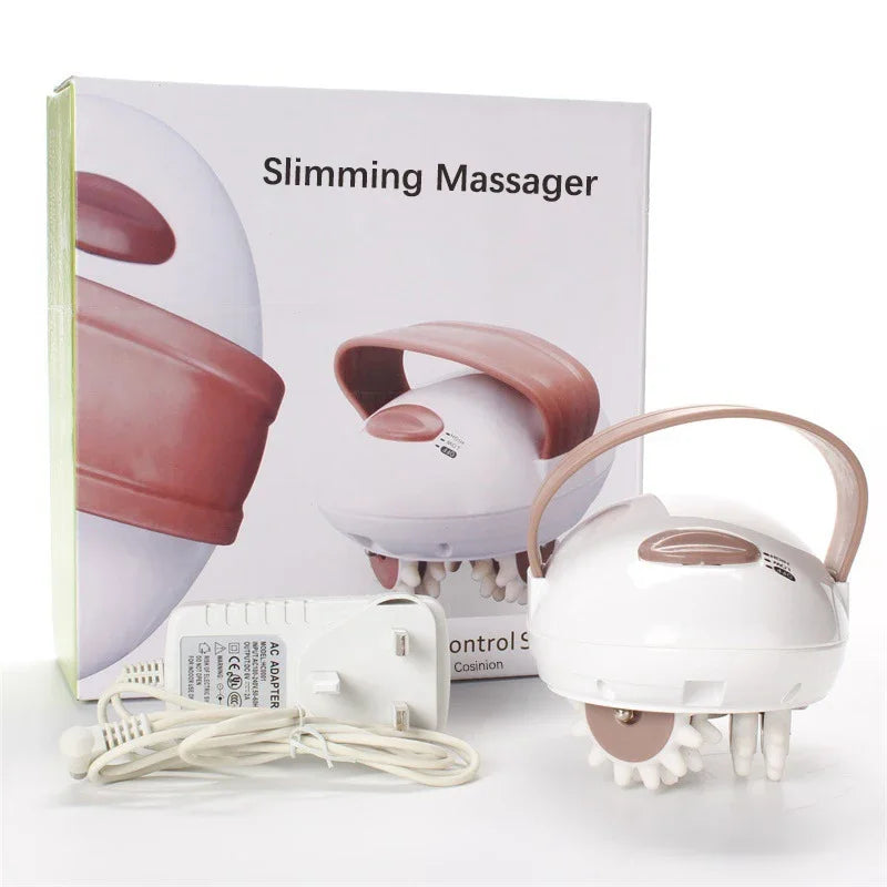 3D Electric Body Slimming Massager Roller – Anti-Cellulite Fat Burning Massage Machine for Muscle Relief & Body Contouring