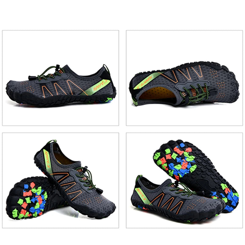 Unisex Barefoot Shoes Outdoor Men Training Running Shoes Quick-drying Swimming Aqua Shoes Lightweight Women Casual Fitness Shoes