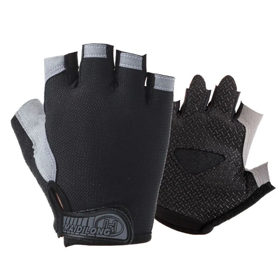 Half-Finger Fitness Gloves – Shock-Absorbing, Anti-Slip Cycling, Climbing & Outdoor Sports Gloves for Men & Women