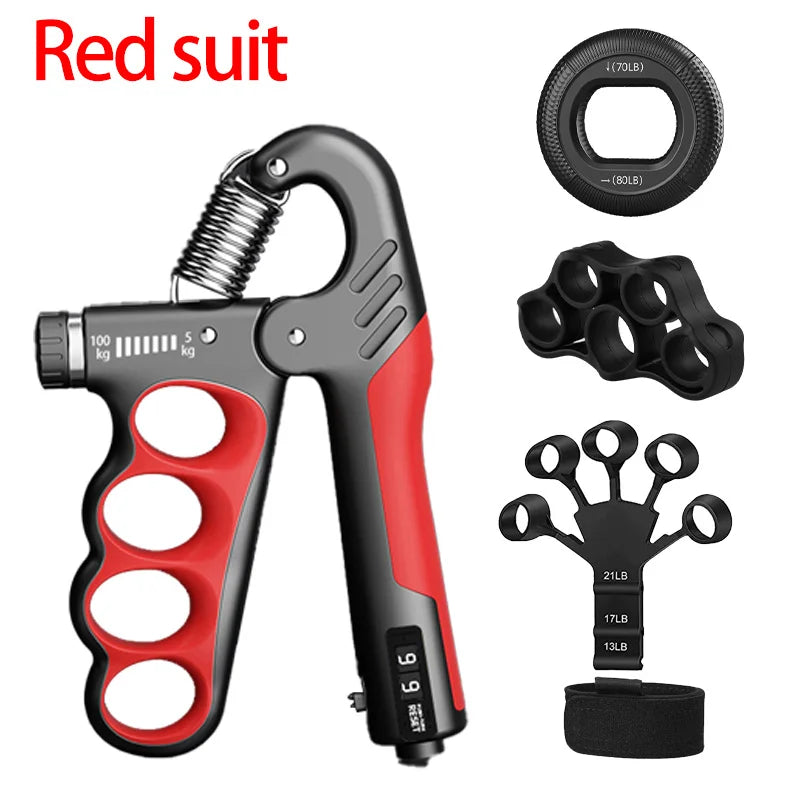Adjustable Hand Grip Strengthener 5–150kg  Wrist & Finger Exerciser for Muscle Recovery, Forearm Training & Grip Strength