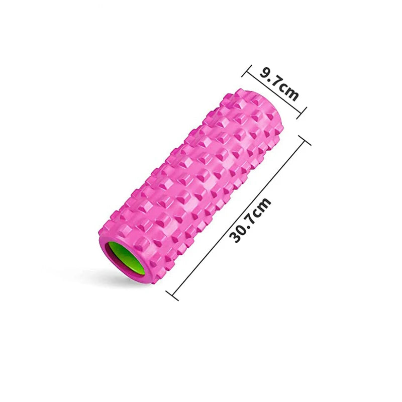 30cm Wolf Teeth Foam Massage Roller – Deep Tissue Yoga Post for Pilates, Back & Leg Muscle Relief, Fitness Recovery Tool