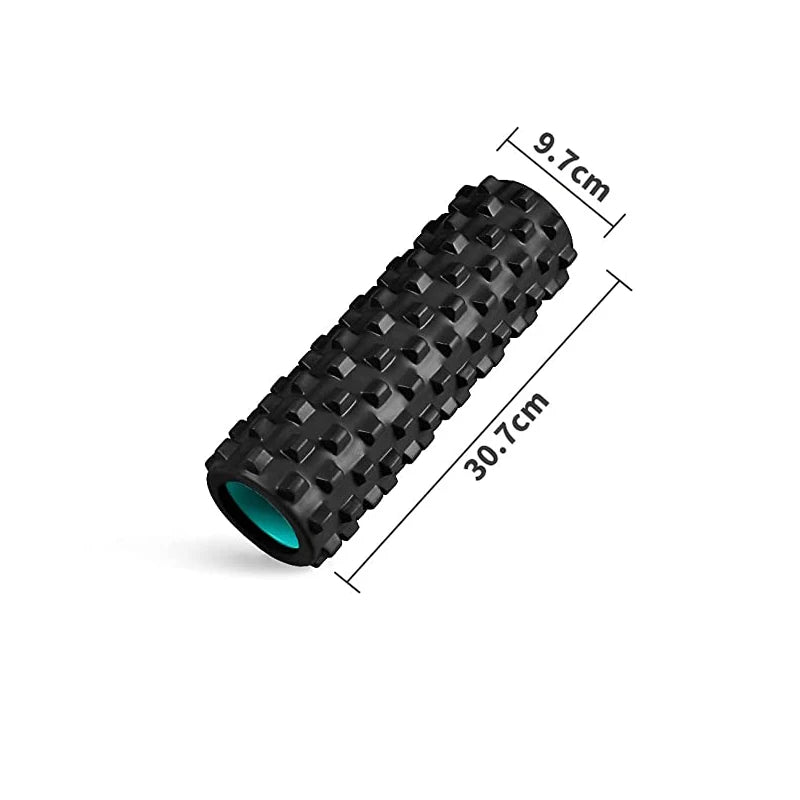 30cm Wolf Teeth Foam Massage Roller – Deep Tissue Yoga Post for Pilates, Back & Leg Muscle Relief, Fitness Recovery Tool