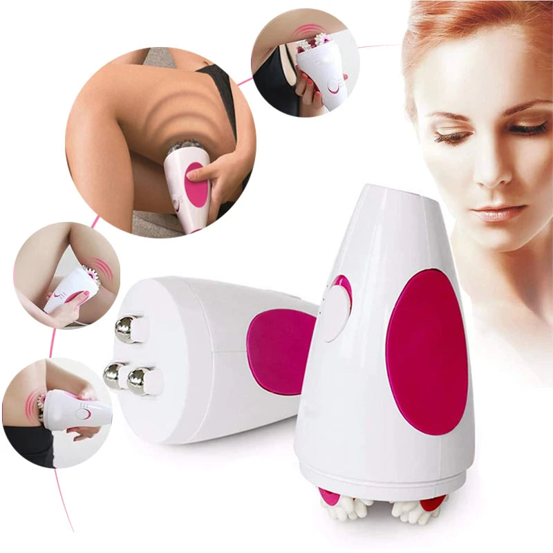 3D Electric Infrared Body Massager – Handheld Slimming Roller for Cellulite Reduction, Abdominal Toning & Full-Body Muscle Relaxation