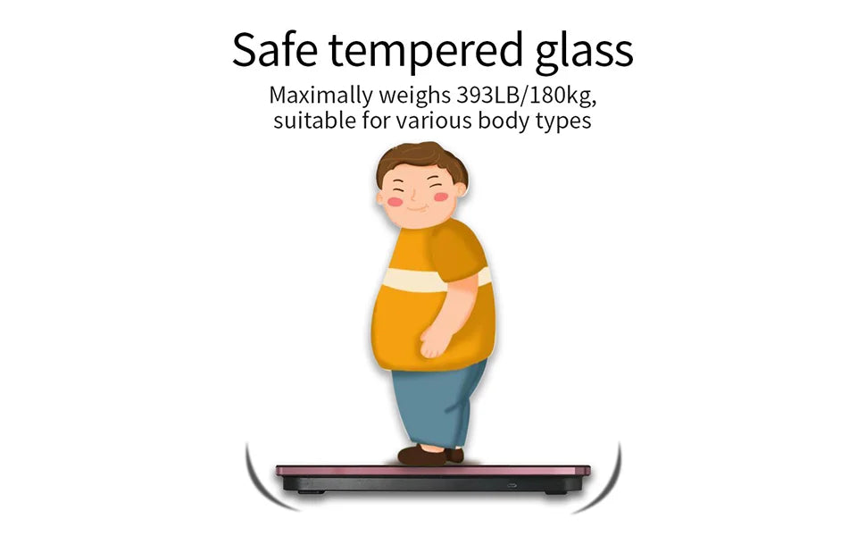 Smart Body Fat Scale with Bluetooth App – Rechargeable Digital Weight Scale for BMI, Muscle & Body Composition Tracking