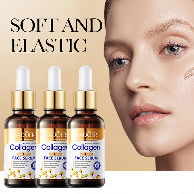 Collagen Face Serum skincare Facial Essence Liquid Anti-aging Moisturizing Nourishing Facial Serum Skin Care 1/3/5pcs