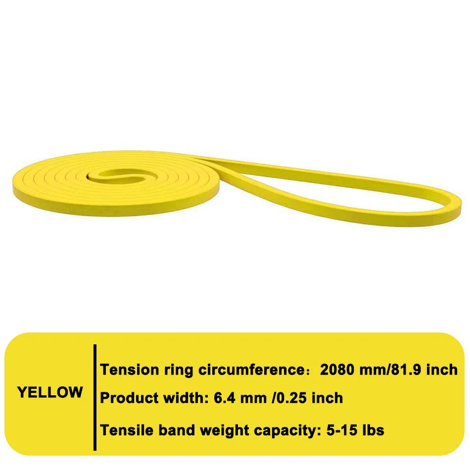 Resistance Bands for Home & Gym – Heavy-Duty Elastic Training Bands for Pull-Up Assist, Yoga, CrossFit & Strength Training