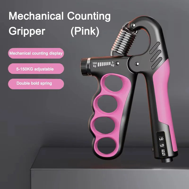 5–150kg Adjustable Hand Grip Strengthener – Grip Trainer for Rehabilitation, Muscle Enhancement & Strength Workouts