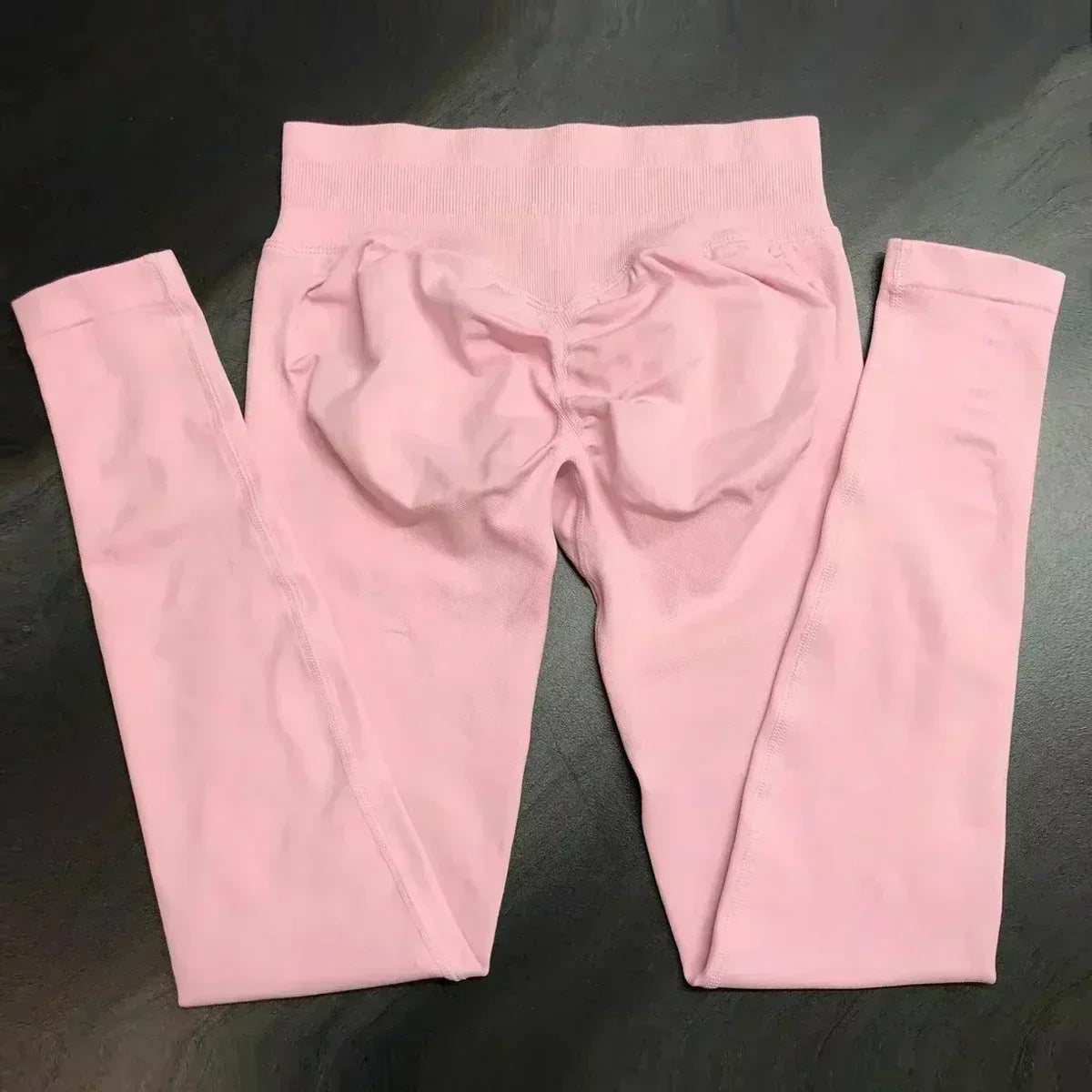 Scrunch Bum Seamless Gym Leggings for Women – Low Waist Push-Up Yoga Pants, Sweat-Wicking Workout Tights, Second-Skin Fit