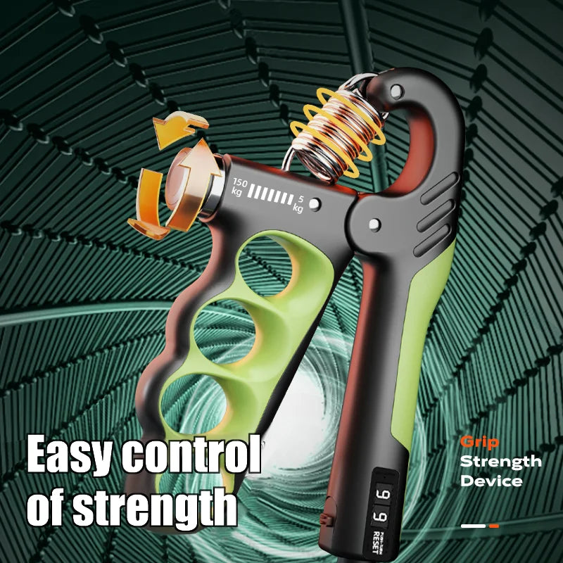 5–150kg Adjustable Hand Grip Strengthener – Grip Trainer for Rehabilitation, Muscle Enhancement & Strength Workouts