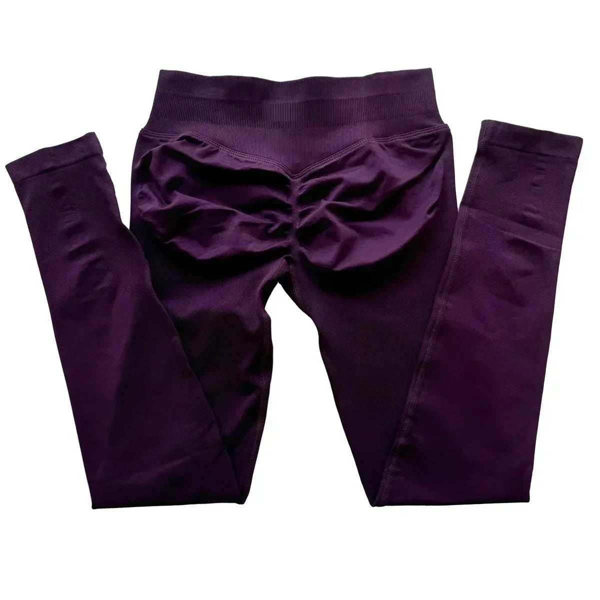 Scrunch Bum Seamless Gym Leggings for Women – Low Waist Push-Up Yoga Pants, Sweat-Wicking Workout Tights, Second-Skin Fit