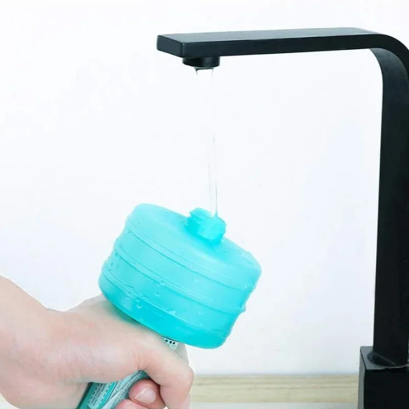 2pcs 1000ml Dumbbell Water Bottles – Adjustable Weight Fitness Set for Women | Gym, Yoga, Cardio & Home Workouts