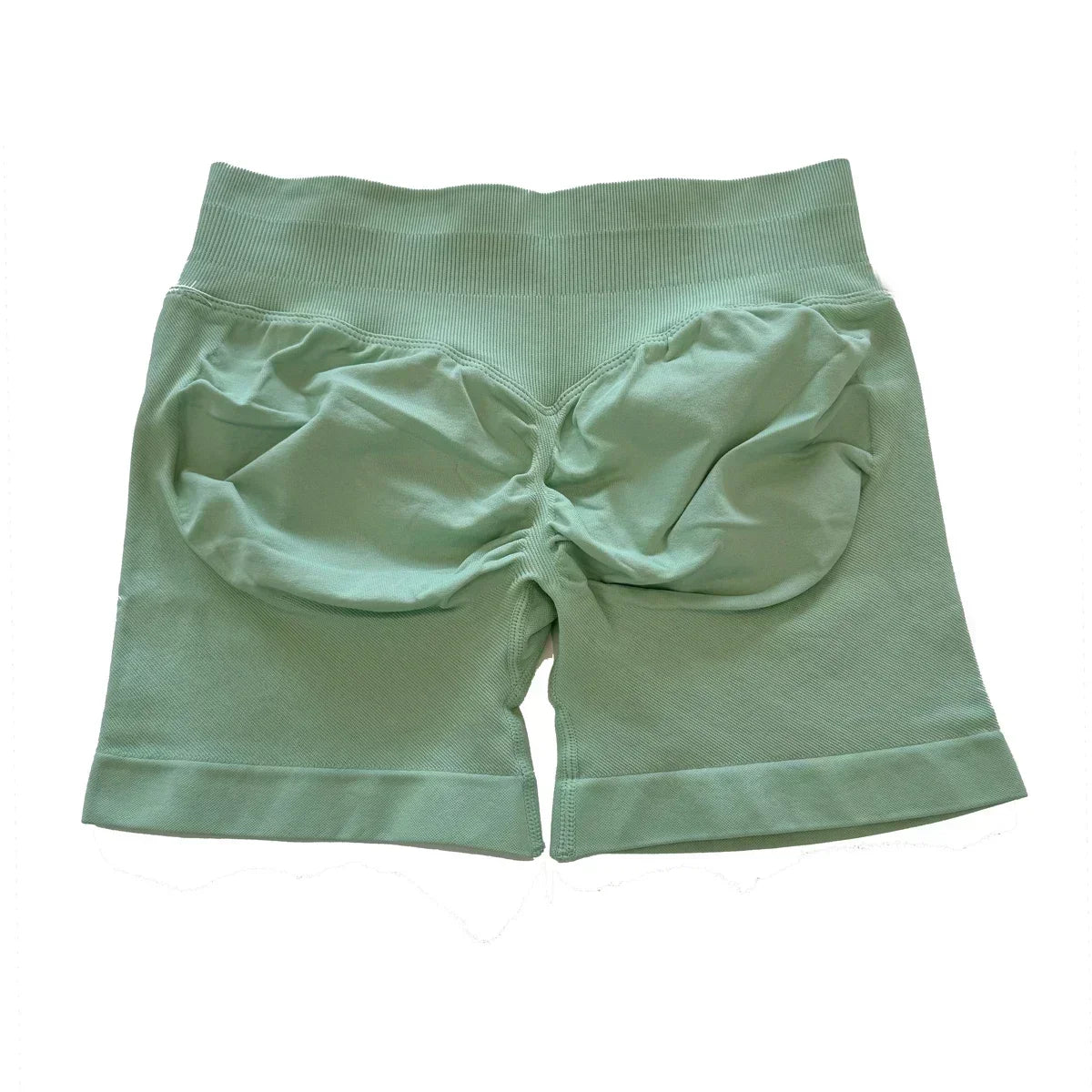 Seamless Scrunch Bum Yoga Shorts for Women – Low Waist Push-Up Gym Biker Shorts, Sweat-Wicking Stretch Fitness Shorts (4.5”)