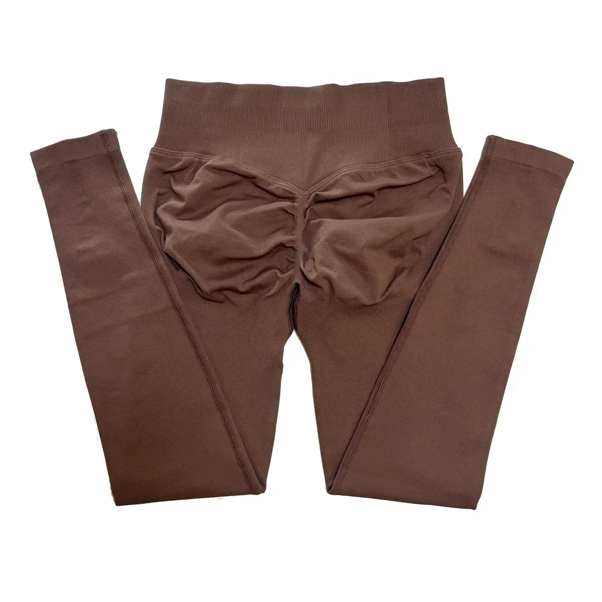 Scrunch Bum Seamless Gym Leggings for Women – Low Waist Push-Up Yoga Pants, Sweat-Wicking Workout Tights, Second-Skin Fit