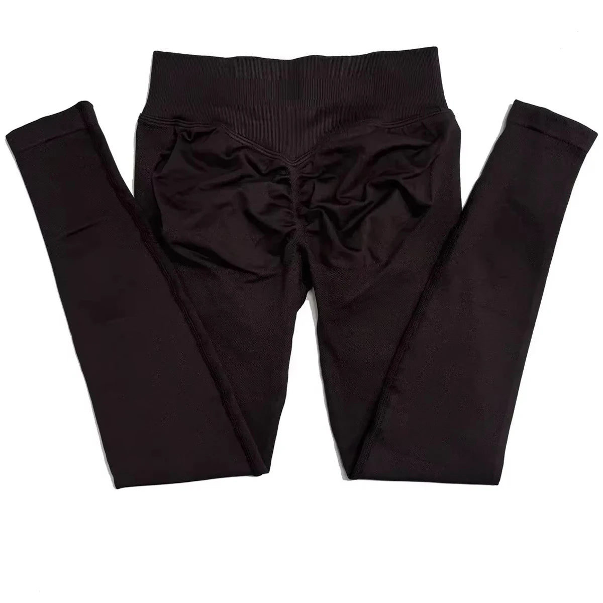 Scrunch Bum Seamless Gym Leggings for Women – Low Waist Push-Up Yoga Pants, Sweat-Wicking Workout Tights, Second-Skin Fit