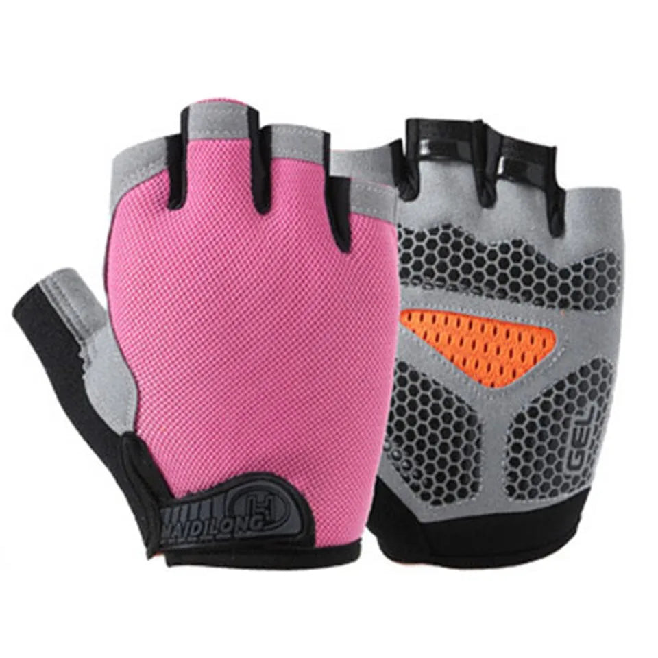 Half-Finger Fitness Gloves – Shock-Absorbing, Anti-Slip Cycling, Climbing & Outdoor Sports Gloves for Men & Women