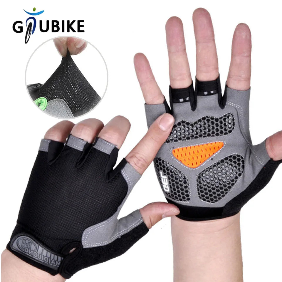 Half-Finger Fitness Gloves – Shock-Absorbing, Anti-Slip Cycling, Climbing & Outdoor Sports Gloves for Men & Women
