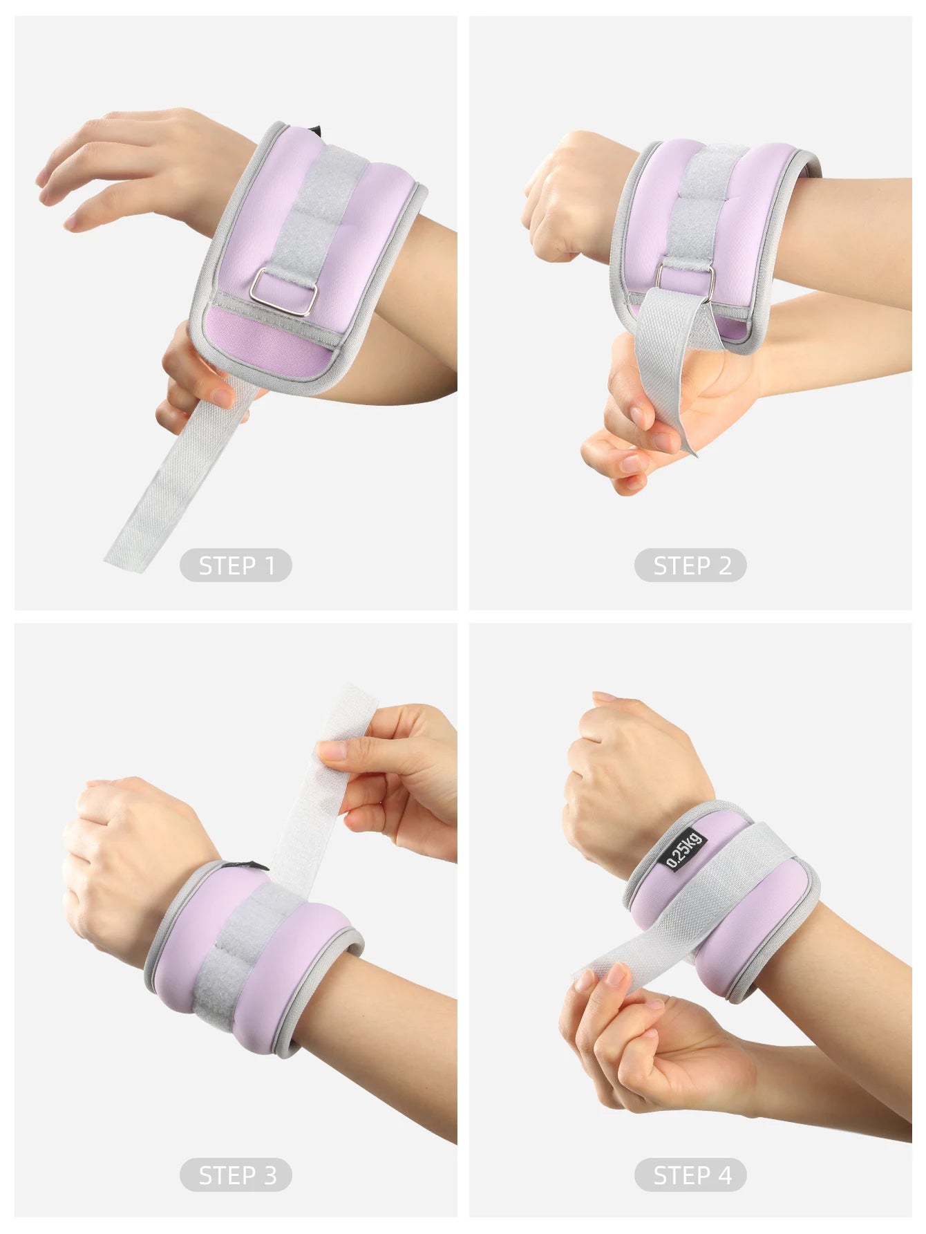 Weighted Ankle & Wrist Straps (1PC/2PCS) – Iron Sand Filled Adjustable Weights for Running, Cardio, Strength & Fitness Training