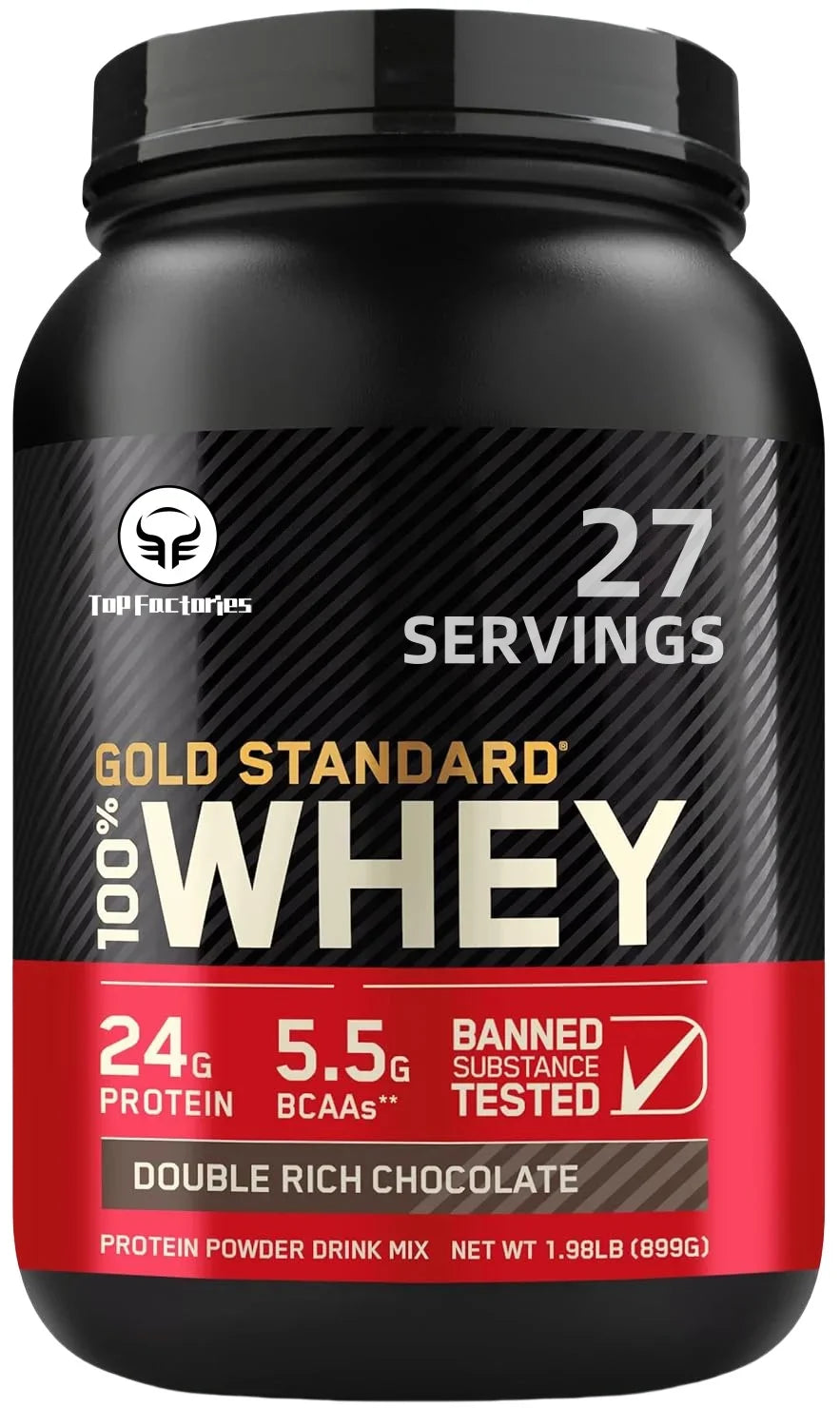 Dark Chocolate Grass-Fed Whey Protein Powder – 100% Pure Sports Nutrition for Muscle Growth, Strength & Recovery