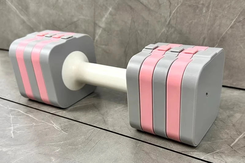 10kg Adjustable Dumbbell Set – Quick-Assembly Home Fitness Weights for Women | Arm Strength Trainer, Body Shaping & Toning Workout Equipment