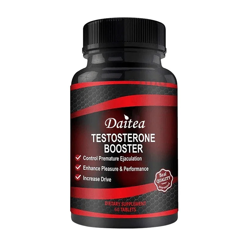 Testosterone Booster Capsules – Strength, Stamina & Energy Support for Muscle Growth & Performance (30/60/120 Count)