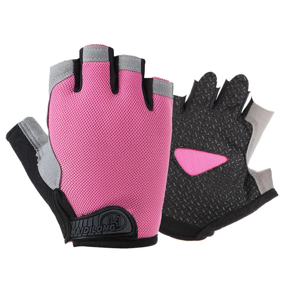 Half-Finger Fitness Gloves – Shock-Absorbing, Anti-Slip Cycling, Climbing & Outdoor Sports Gloves for Men & Women