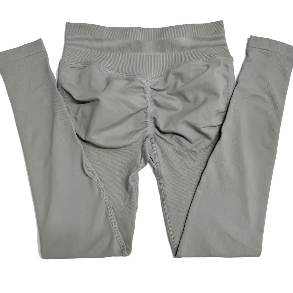 Scrunch Bum Seamless Gym Leggings for Women – Low Waist Push-Up Yoga Pants, Sweat-Wicking Workout Tights, Second-Skin Fit