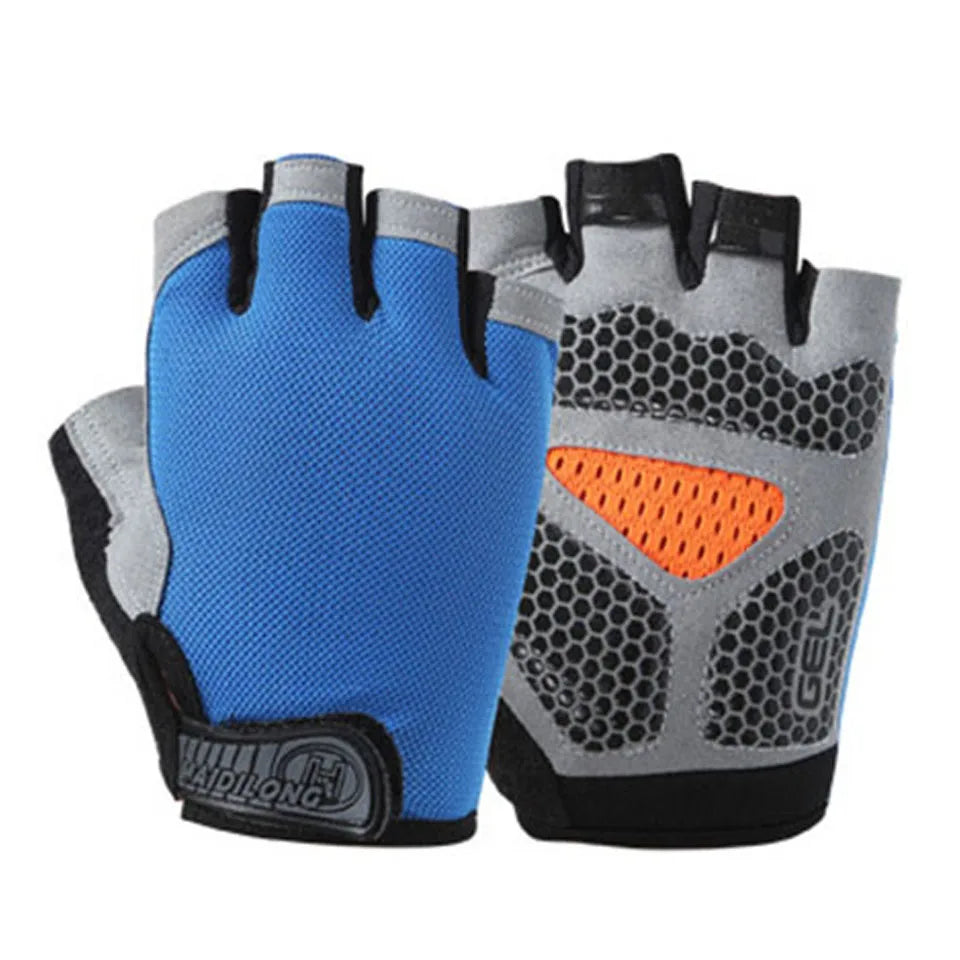Half-Finger Fitness Gloves – Shock-Absorbing, Anti-Slip Cycling, Climbing & Outdoor Sports Gloves for Men & Women