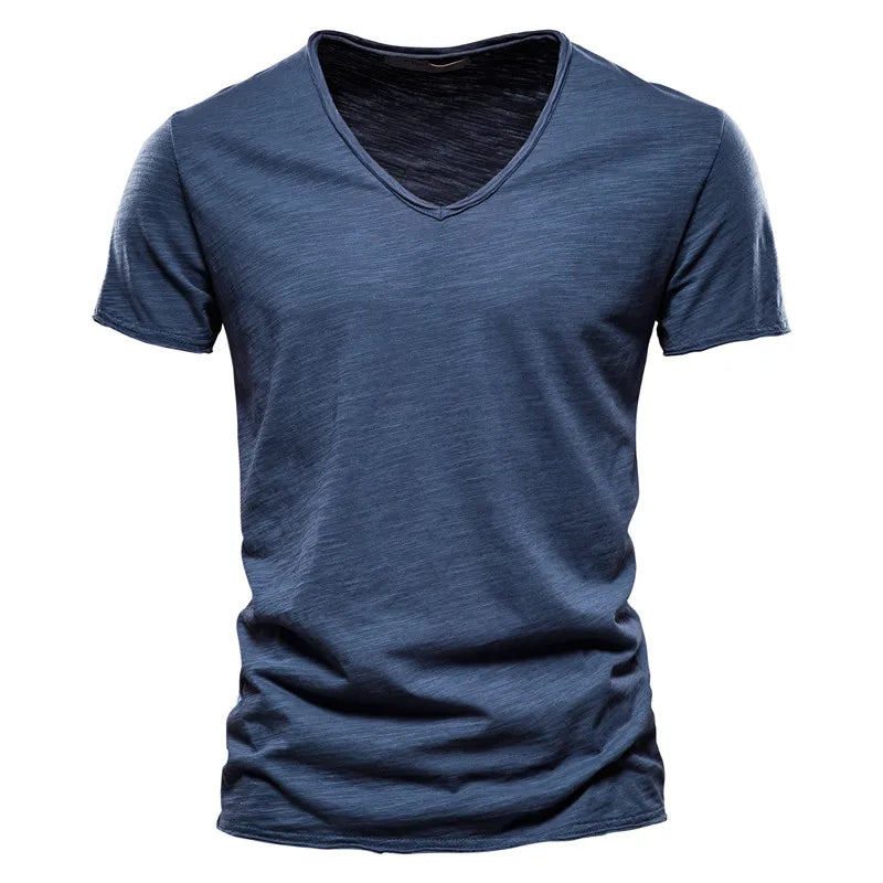 Men’s 100% Cotton Slim Fit T-Shirt – Breathable Lightweight Short Sleeve Gym & Casual Tee for Training, Fitness & Everyday Wear