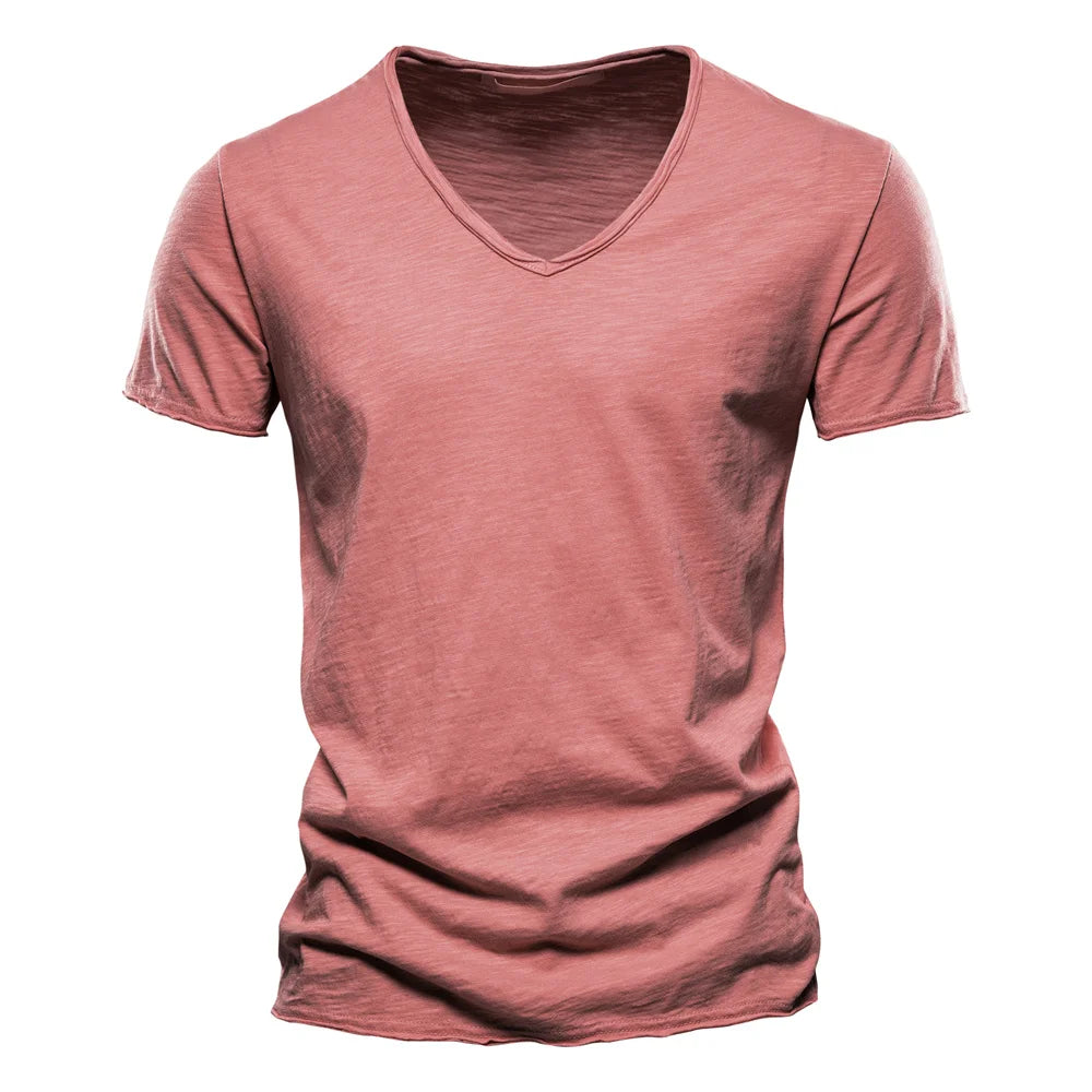 Men’s 100% Cotton Slim Fit T-Shirt – Breathable Lightweight Short Sleeve Gym & Casual Tee for Training, Fitness & Everyday Wear