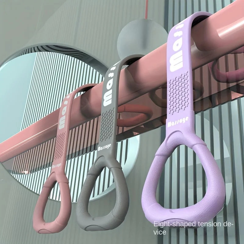 Multi-Functional Figure 8 Resistance Band – TPE Elastic Fitness Strap for Full-Body Workout, Strength Training, Yoga & Pilates