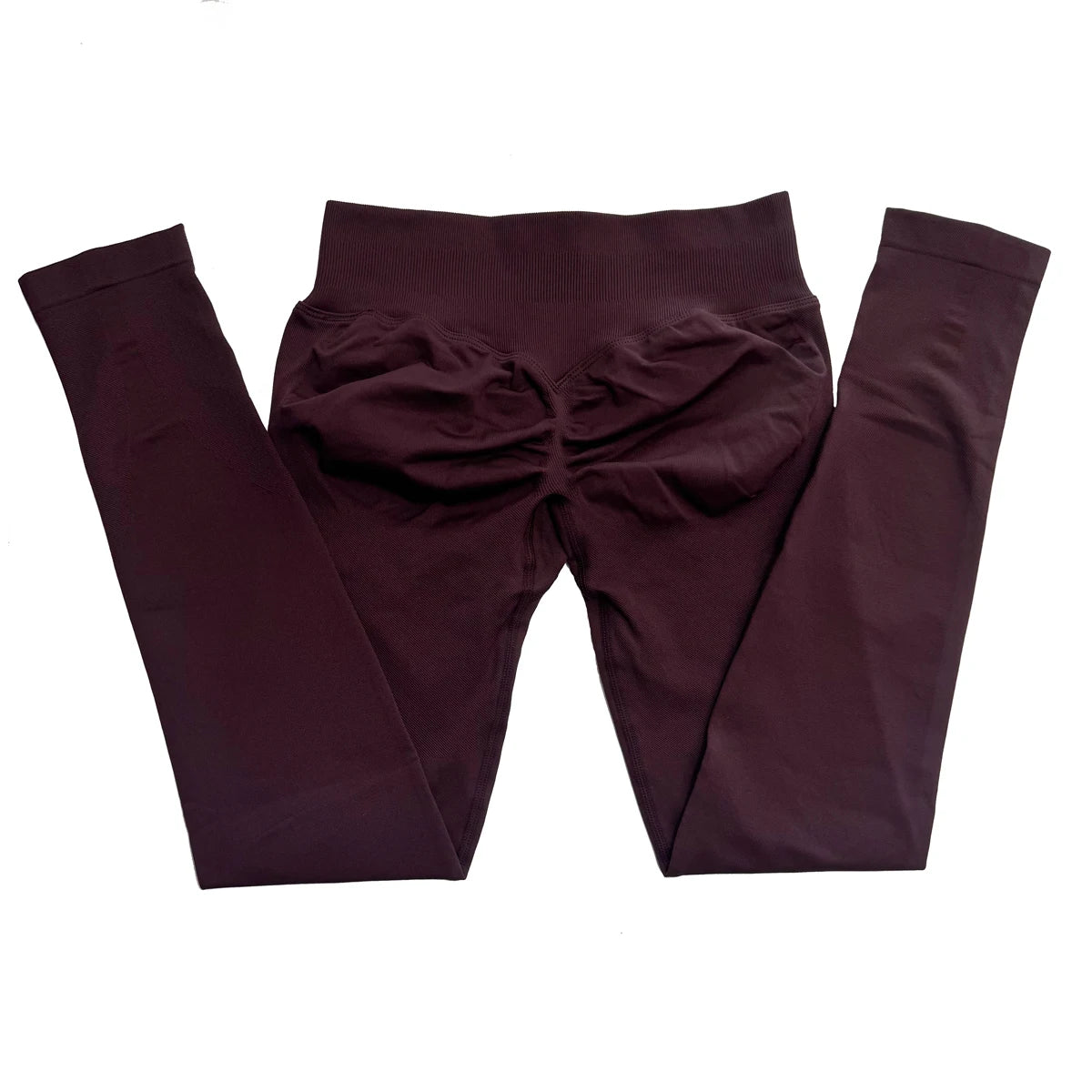 Scrunch Bum Seamless Gym Leggings for Women – Low Waist Push-Up Yoga Pants, Sweat-Wicking Workout Tights, Second-Skin Fit