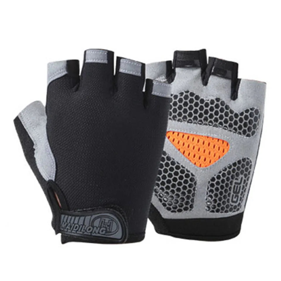 Half-Finger Fitness Gloves – Shock-Absorbing, Anti-Slip Cycling, Climbing & Outdoor Sports Gloves for Men & Women