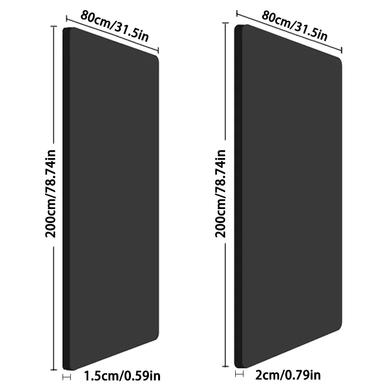 Premium 15/20mm Thick NBR Yoga Mat – Extra Wide 200×80cm | Non-Slip, Moisture-Proof, Durable Fitness & Outdoor Exercise Mat