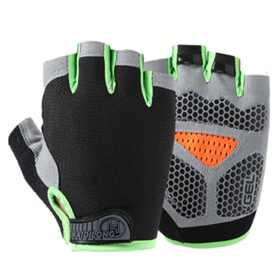 Half-Finger Fitness Gloves – Shock-Absorbing, Anti-Slip Cycling, Climbing & Outdoor Sports Gloves for Men & Women