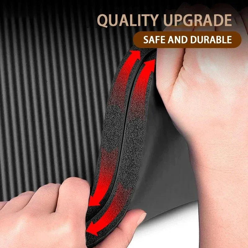 Premium 15/20mm Thick NBR Yoga Mat – Extra Wide 200×80cm | Non-Slip, Moisture-Proof, Durable Fitness & Outdoor Exercise Mat