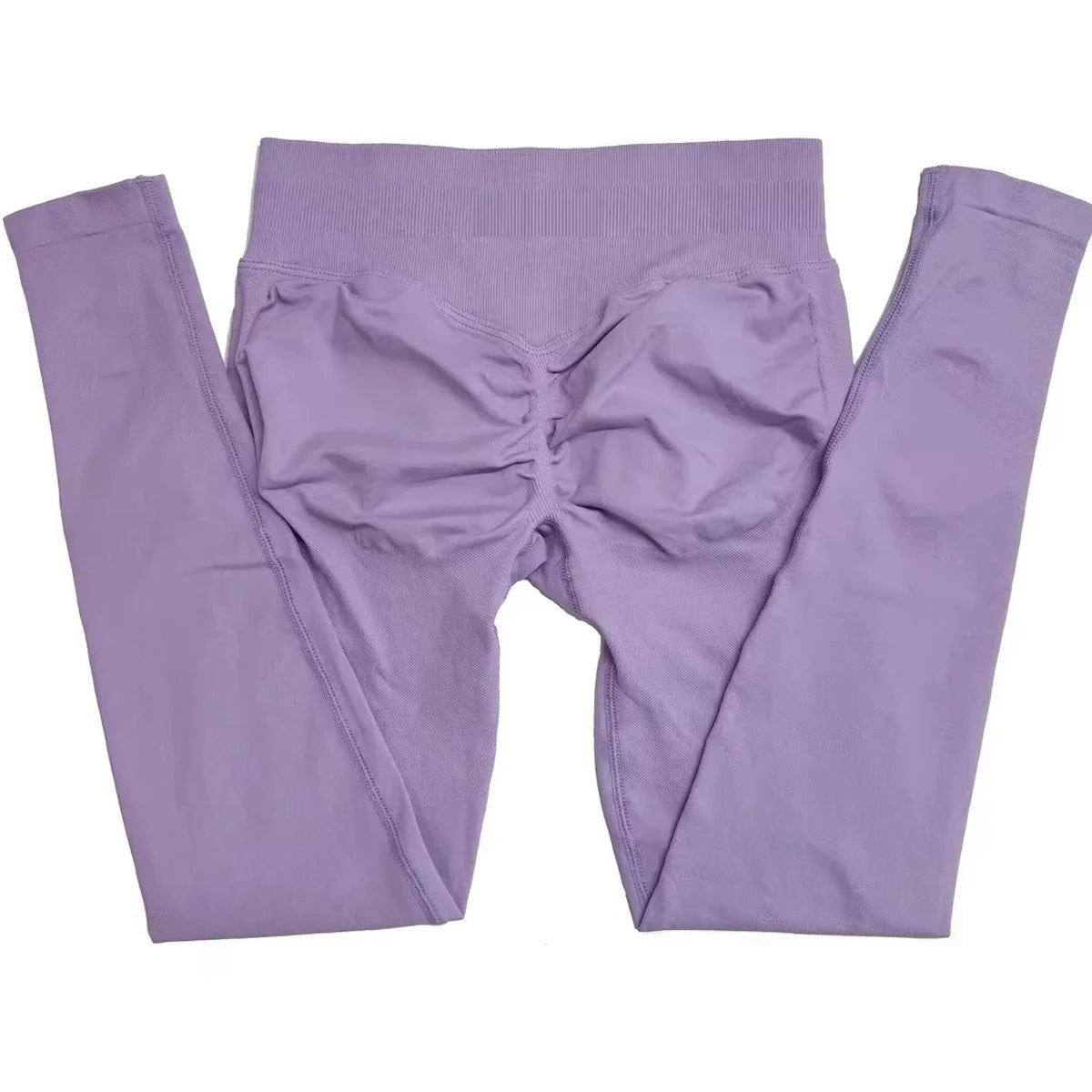 Scrunch Bum Seamless Gym Leggings for Women – Low Waist Push-Up Yoga Pants, Sweat-Wicking Workout Tights, Second-Skin Fit