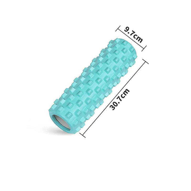 30cm Wolf Teeth Foam Massage Roller – Deep Tissue Yoga Post for Pilates, Back & Leg Muscle Relief, Fitness Recovery Tool