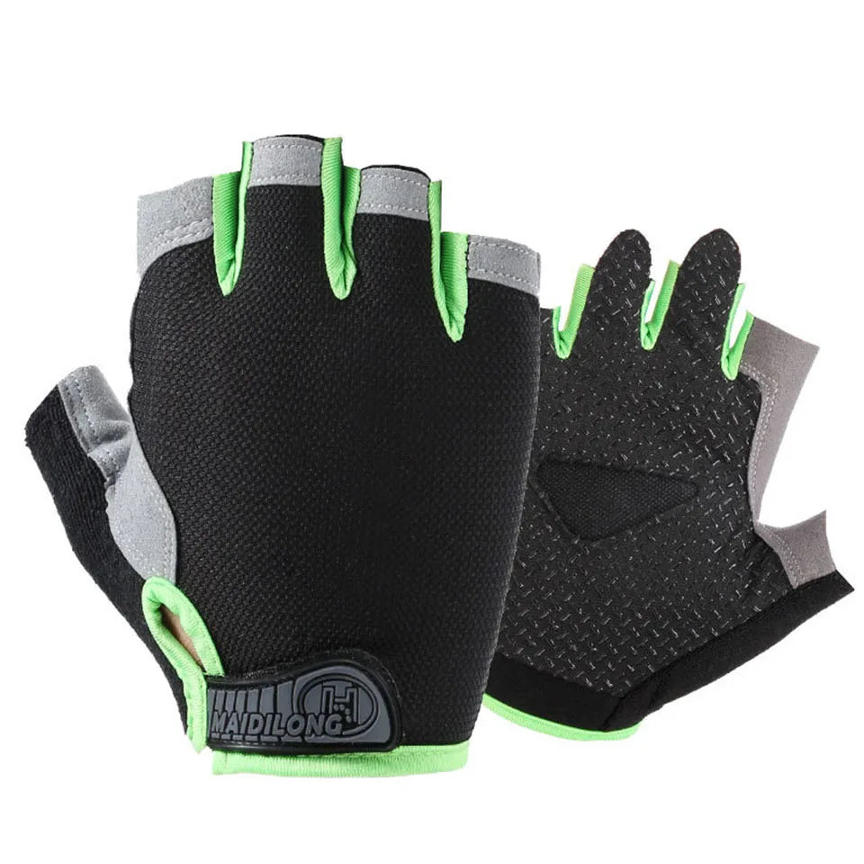 Half-Finger Fitness Gloves – Shock-Absorbing, Anti-Slip Cycling, Climbing & Outdoor Sports Gloves for Men & Women